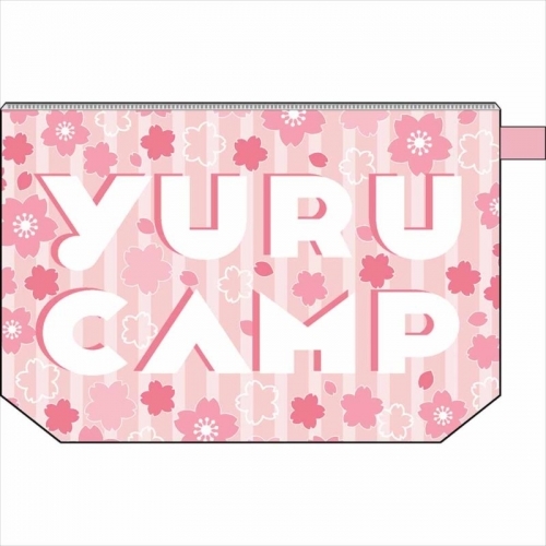 グッズ ポーチ ゆるキャン お花見キャンプ 撥水ポーチ 各務原なでしこ ゲーマーズ キャラクターグッズ商品の総合通販