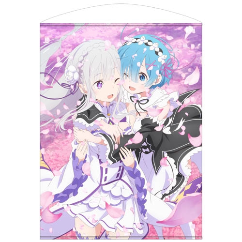 グッズ タペストリー Re ゼロから始める異世界生活 エミリア レム 100cmタペストリー ゲーマーズ キャラクターグッズ商品の総合通販