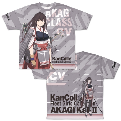 グッズ Tシャツ 艦隊これくしょん 艦これ 赤城改二 両面フルグラフィックtシャツ M ゲーマーズ キャラクターグッズ商品の総合通販