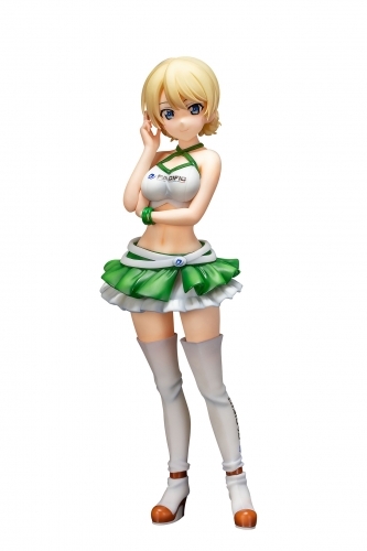 フィギュア ガールズ パンツァー Pacific ダージリン レースクイーンver リサイズ版 1 5スケール 塗装済み完成品 特価 ゲーマーズ フィギュア商品の総合通販