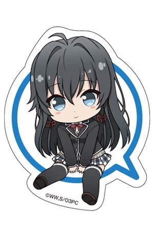 俺ガイル完 ぺたん娘アクリルバッジ Yamani
