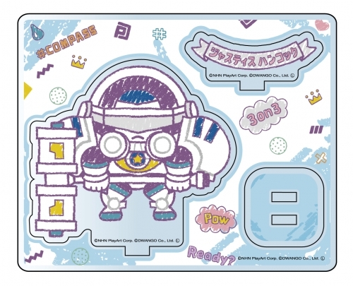 グッズ スタンドポップ コンパス Design Produced By Sanrio アクリルスタンド ジャスティス ハンコック クレヨンver ゲーマーズ キャラクターグッズ商品の総合通販