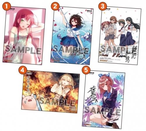 特典一覧 複製サイン入りイラストカード 全5種 ゲーマーズ