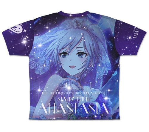 グッズ Tシャツ アイドルマスター シンデレラガールズ スターリーブライド アナスタシア 両面フルグラフィックtシャツ L ゲーマーズ キャラクターグッズ商品の総合通販
