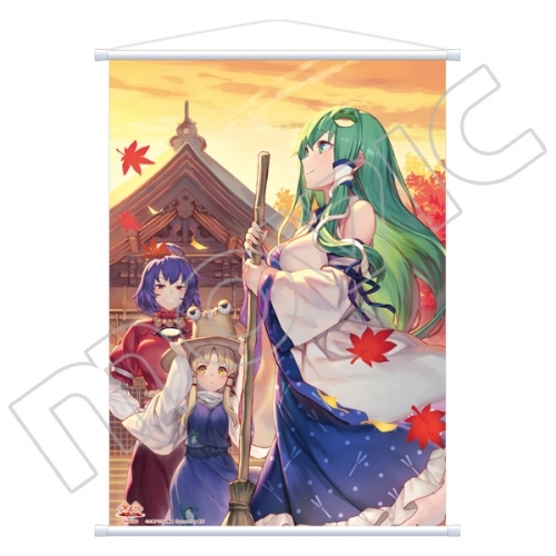 グッズ タペストリー 東方project タペストリー 早苗 諏訪子 神奈子 ゲーマーズ キャラクターグッズ商品の総合通販