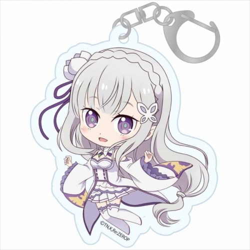 グッズ キーホルダー Re ゼロから始める異世界生活 ぷちちょこ アクリルキーホルダー エミリア ゲーマーズ キャラクターグッズ商品の総合通販