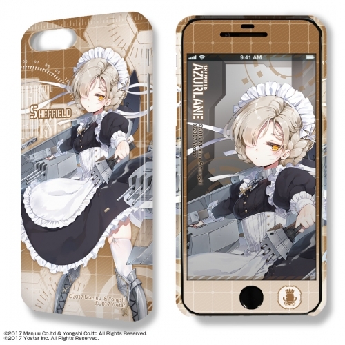 グッズ 携帯グッズ アズールレーン デザジャケット Iphone 7 Plus 8 Plusケース 保護シート Ver 3 デザイン06 シェフィールド ゲーマーズ キャラクターグッズ商品の総合通販