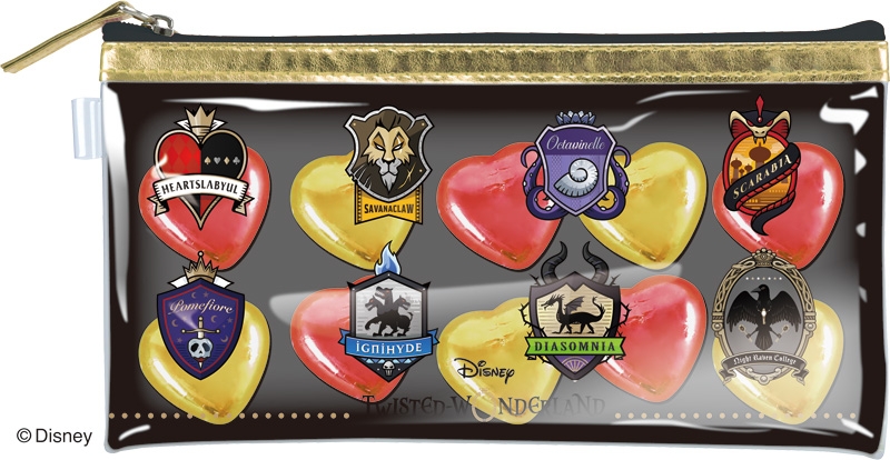 グッズ ポーチ ディズニー ツイステッドワンダーランド クリアペンポーチ ゲーマーズ キャラクターグッズ商品の総合通販