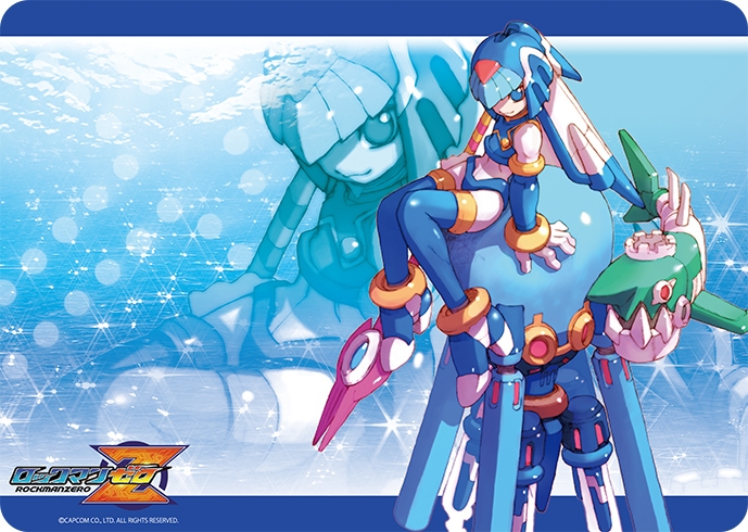 グッズ デスクマット ロックマン ゼロ キャラクター万能ラバーマット レヴィアタン ゲーマーズ キャラクターグッズ商品の総合通販
