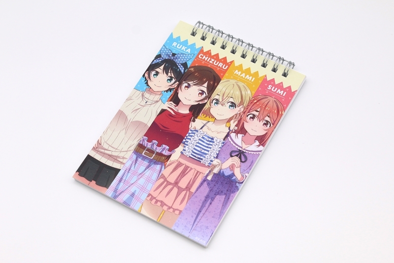 グッズ メモ帳 彼女 お借りします メモ帳 A6 ゲーマーズ キャラクターグッズ商品の総合通販