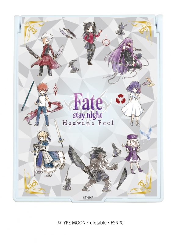 グッズ ミラー 劇場版 Fate Stay Night Heaven S Feel デカキャラミラー 01 集合デザイン ホワイト グラフアート ゲーマーズ キャラクターグッズ商品の総合通販