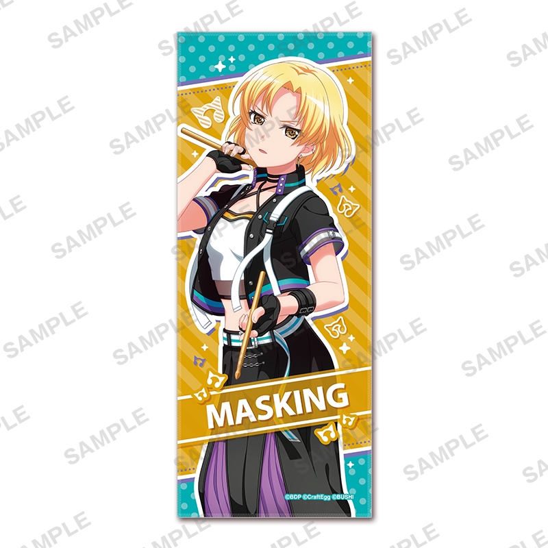 グッズ タオル バンドリ ガールズバンドパーティ フェイスタオル ver マスキング ゲーマーズ キャラクターグッズ商品の総合通販