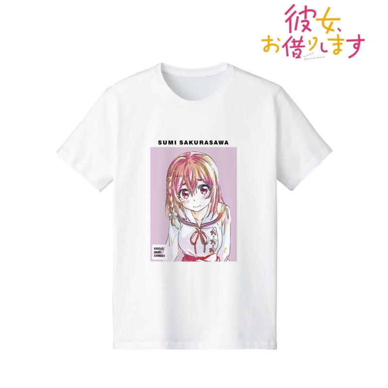 【グッズ-Tシャツ】彼女、お借りします 桜沢 墨 Ani-Art Tシャツメンズ(サイズ/S)
