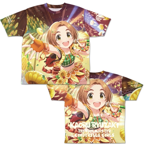 グッズ Tシャツ アイドルマスター シンデレラガールズ ひまわりサニーデイ 龍崎薫 両面フルグラフィックtシャツ M ゲーマーズ キャラクターグッズ商品の総合通販