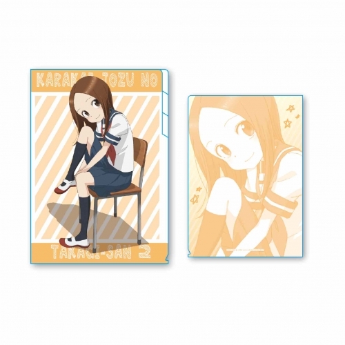 グッズ クリアファイル からかい上手の高木さん2 クリアファイル3ポケット オレンジ ゲーマーズ キャラクターグッズ商品の総合通販