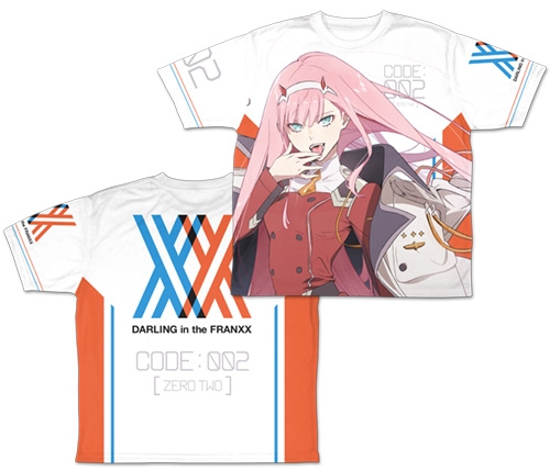 グッズ Tシャツ ダーリン イン ザ フランキス ゼロツー 両面フルグラフィックtシャツ M ゲーマーズ キャラクターグッズ商品の総合通販