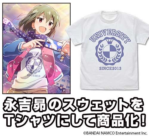 グッズ Tシャツ アイドルマスター ミリオンライブ 永吉昴 Tシャツ White S ゲーマーズ キャラクターグッズ商品の総合通販