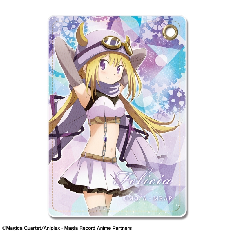 グッズ パスケース マギアレコード 魔法少女まどか マギカ外伝 レザーパスケース デザイン04 深月フェリシア ゲーマーズ キャラクターグッズ商品の総合通販