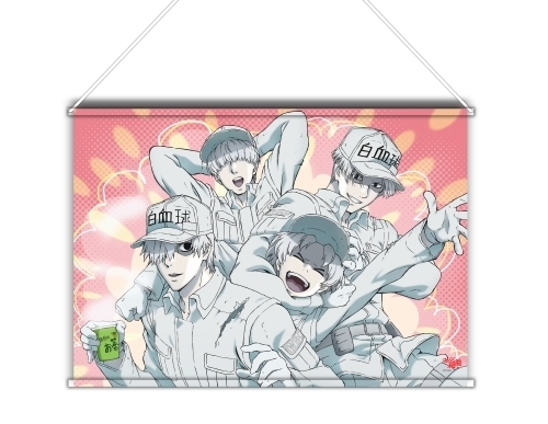 グッズ タペストリー はたらく細胞 白血球 B2タペストリー ゲーマーズ キャラクターグッズ商品の総合通販