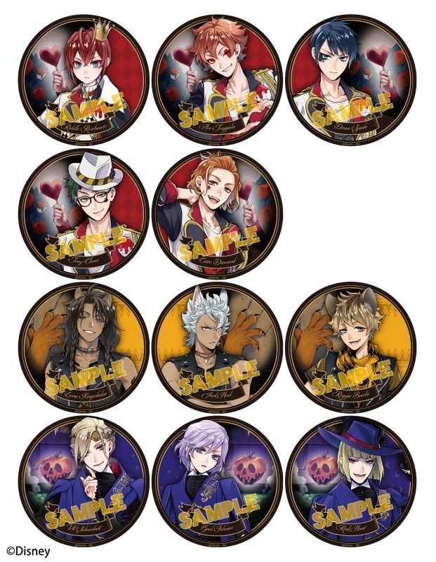 グッズ マグネット ディズニー ツイステッドワンダーランド 缶マグネット A ゲーマーズ キャラクターグッズ商品の総合通販