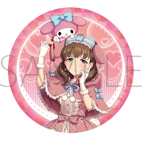 グッズ バッチ アイドルマスター シンデレラガールズ グリッター缶バッジ サンリオコラボ 佐久間まゆ ゲーマーズ キャラクターグッズ商品の総合通販