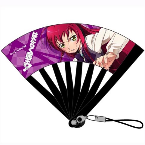 グッズ ストラップ はたらく魔王さま ミニ扇子ストラップ 遊佐恵美 ゲーマーズ キャラクターグッズ商品の総合通販
