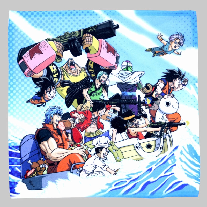グッズ タオル 週刊少年ジャンプ45周年記念 ドラゴンボール ワンピース トリコ マイクロファイバーミニタオル ゲーマーズ キャラクターグッズ商品の総合通販