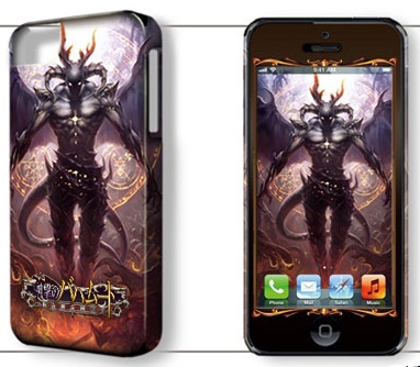 グッズ 携帯グッズ 神撃のバハムート Iphone5ケース 保護シート 08 サタン ゲーマーズ キャラクターグッズ商品の総合通販