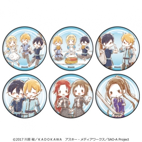 グッズ バッチ ソードアート オンライン アリシゼーション 缶バッジ 01 ブラインド 全6種 グラフアート ゲーマーズ キャラクターグッズ商品の総合通販
