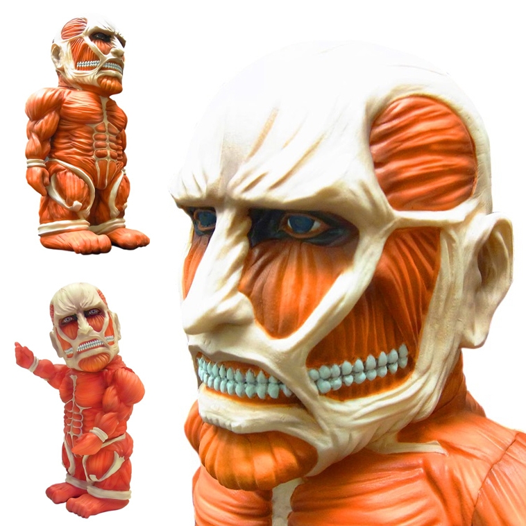 アクションフィギュア 進撃の巨人 超大型巨人 ソフビフィギュア ゲーマーズ フィギュア商品の総合通販