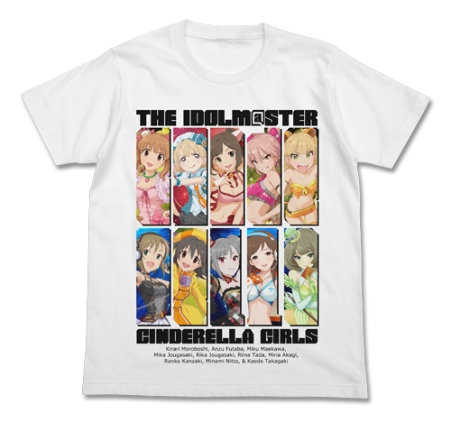 グッズ Tシャツ アイドルマスターシンデレラガールズ フルカラーtシャツb S ゲーマーズ キャラクターグッズ商品の総合通販