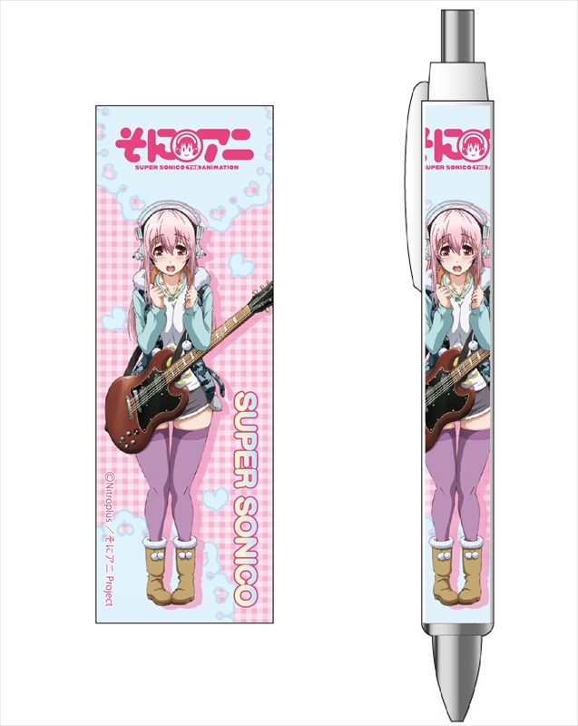 グッズ ボールペン そにアニ Super Sonico The Animation ボールペン すーぱーそに子 ゲーマーズ キャラクターグッズ商品の総合通販