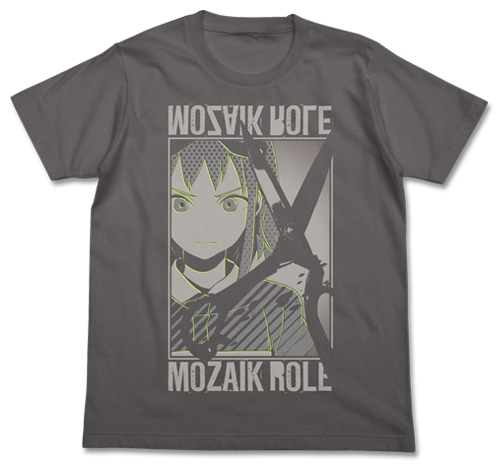 グッズ Tシャツ Megpoid モザイクロール Tシャツ Medium Gray M ゲーマーズ キャラクターグッズ商品の総合通販