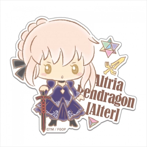 グッズ ステッカー Fate Grand Order By Sanrio ビッグダイカットステッカー セイバー アルトリア ペンドラゴン オルタ ゲーマーズ キャラクターグッズ商品の総合通販