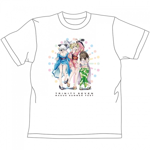 グッズ Tシャツ トリニティセブン スペシャルイベント 魔道納涼祭 Tシャツ レヴィ ルーグ セリナ 二次受注分 ゲーマーズ キャラクターグッズ商品の総合通販