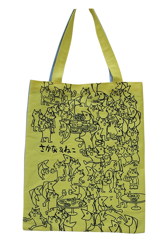 グッズ バック さかな ねこ コミックス柄トートバッグ ゲーマーズ キャラクターグッズ商品の総合通販