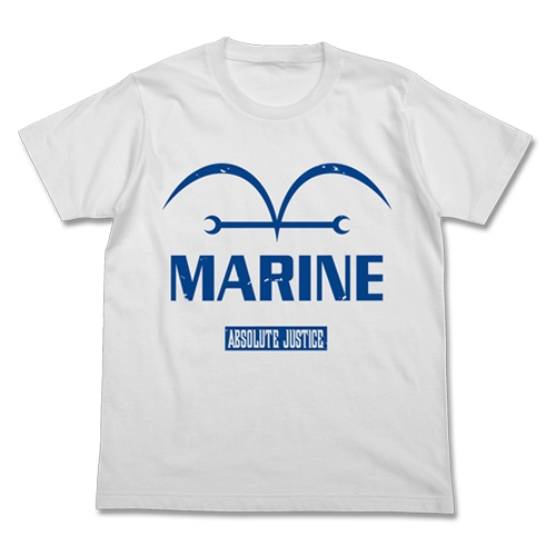 グッズ Tシャツ ワンピース 新世界編海軍 Tシャツ White M ゲーマーズ キャラクターグッズ商品の総合通販