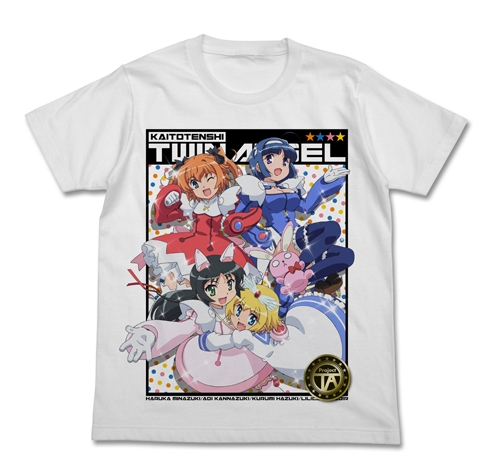 グッズ Tシャツ 快盗天使ツインエンジェル キュンキュン ときめきパラダイス ツインエンジェル フルカラーtシャツ Xl ゲーマーズ キャラクターグッズ商品の総合通販