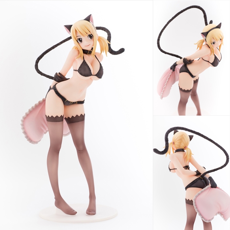美少女フィギュア Fairy Tail ルーシィ ハートフィリア 黒猫gravure Style 完成品フィギュア ゲーマーズ フィギュア商品の総合通販