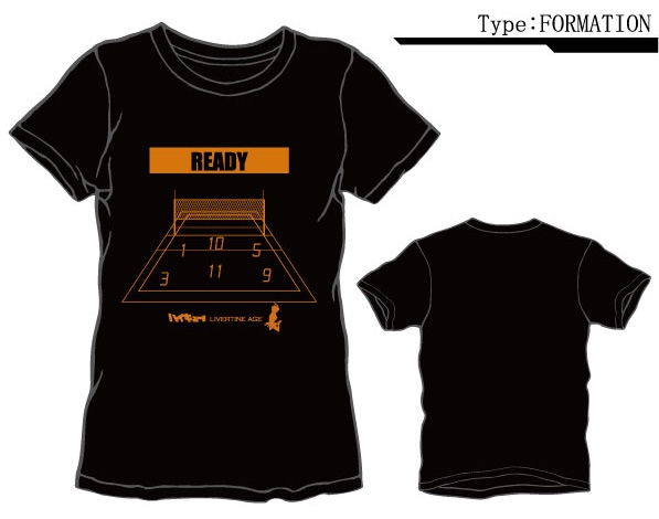 グッズ Tシャツ ハイキュー Livertineage コラボtシャツ Formation Xs ゲーマーズ キャラクターグッズ商品の総合通販