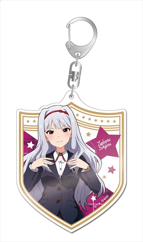 グッズ キーホルダー アイドルマスター ミリオンライブ デカアクリルキーホルダー 四条貴音 制服シリーズver ゲーマーズ キャラクターグッズ商品の総合通販
