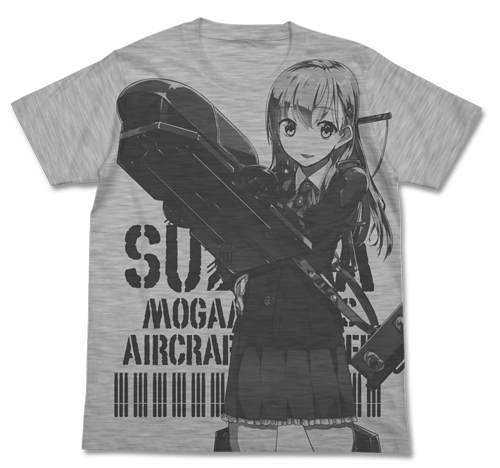 グッズ Tシャツ 艦隊これくしょん 艦これ 鈴谷改オールプリントtシャツ Heather Gray Xl ゲーマーズ キャラクターグッズ商品の総合通販