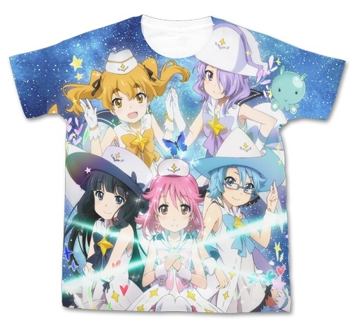 グッズ Tシャツ 放課後のプレアデス フルグラフィックtシャツ White L ゲーマーズ キャラクターグッズ商品の総合通販