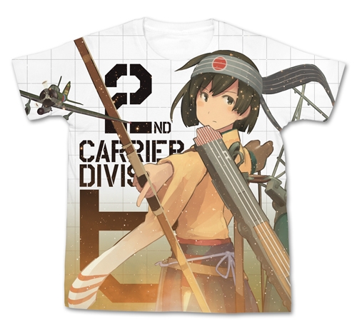 グッズ Tシャツ 艦隊これくしょん 艦これ 飛龍改二フルグラフィックtシャツ White M ゲーマーズ キャラクターグッズ商品の総合通販