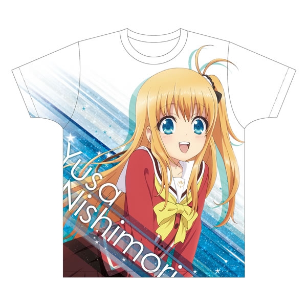 グッズ Tシャツ Charlotte シャーロット 全面フルカラーtシャツ 西森柚咲 M ゲーマーズ キャラクターグッズ商品の総合通販
