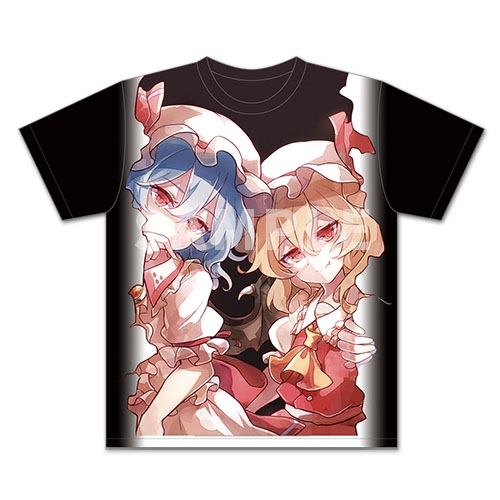 グッズ Tシャツ 東方project フルカラーtシャツ レミリア フランドール ゲーマーズ キャラクターグッズ商品の総合通販