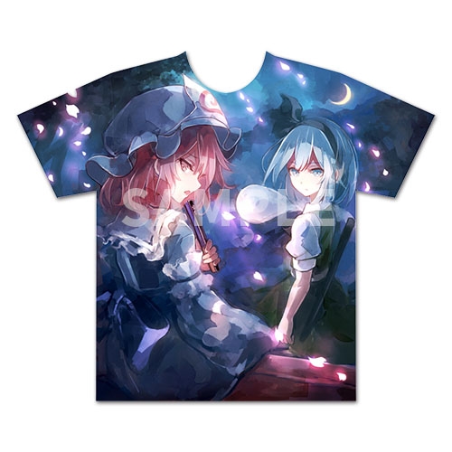 グッズ Tシャツ 東方project フルカラーグラでふぉtシャツ 幽々子 妖夢 ゲーマーズ キャラクターグッズ商品の総合通販