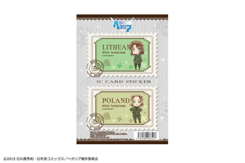 グッズ ステッカー ヘタリア The World Twinkle Icステッカーカードセット06 リトアニア ポーランド ゲーマーズ キャラクターグッズ商品の総合通販