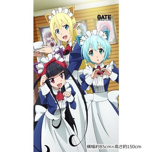 グッズ のれん Gate 自衛隊 彼の地にて 斯く戦えり のれん テュカ レレイ ロゥリィ ゲーマーズ キャラクターグッズ商品の総合通販