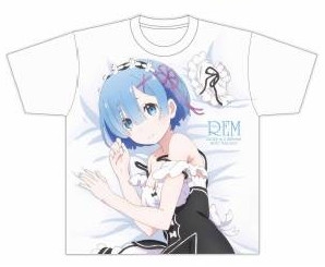 グッズ Tシャツ Re ゼロから始める異世界生活 レムのフルグラフィックtシャツ Xl ゲーマーズ キャラクターグッズ商品の総合通販